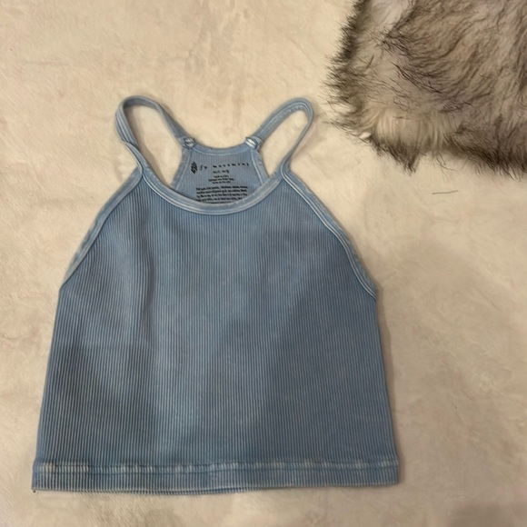 Free People Tops - NEW 3 vintage light blue colors !!🌺Free people happiness run crop